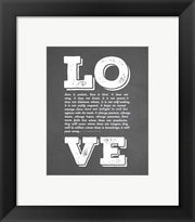 Corinthians 13:4-8 Love is Patient - Chalkboard by Inspire Me