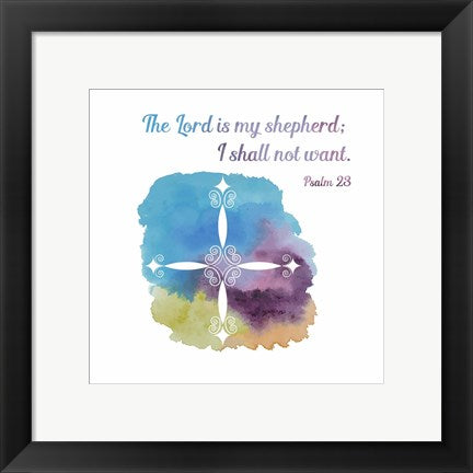 Psalm 23 The Lord is My Shepherd - Cross 1 by Inspire Me