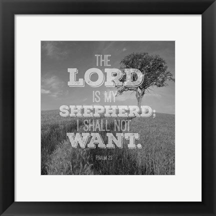 Psalm 23 The Lord is My Shepherd - Field by Inspire Me