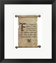 Jeremiah 29:11 For I know the Plans I have for You (Dove on Scroll) by Inspire Me