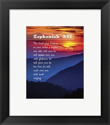 Zephaniah 3:17 The Lord Your God (Sunset) by Inspire Me