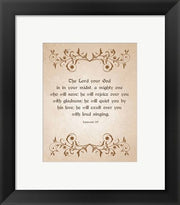 Zephaniah 3:17 The Lord Your God (Brown) by Inspire Me