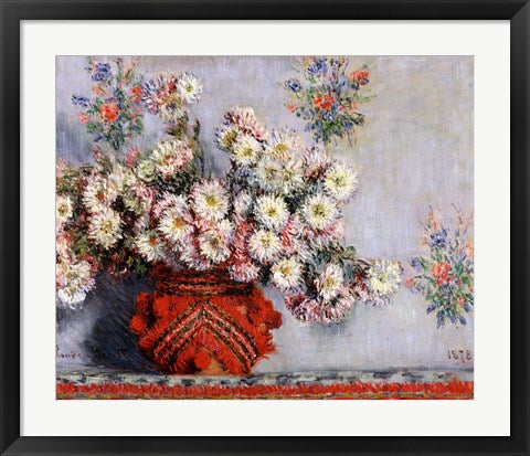 Chrysanthemums, 1878 by Claude Monet