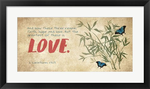 1 Corinthians 13:13 Faith, Hope and Love (Butterflies) by Inspire Me