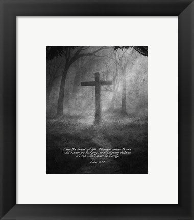 John 6:35 I am the Bread of Life (Cross) by Inspire Me