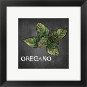 Oregano on Chalkboard by Color Me Happy