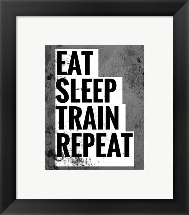Eat Sleep Train Repeat by Color Me Happy