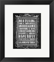 Grandma - Chalkboard by Color Me Happy