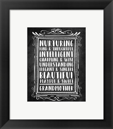 Grandma - Chalkboard by Color Me Happy