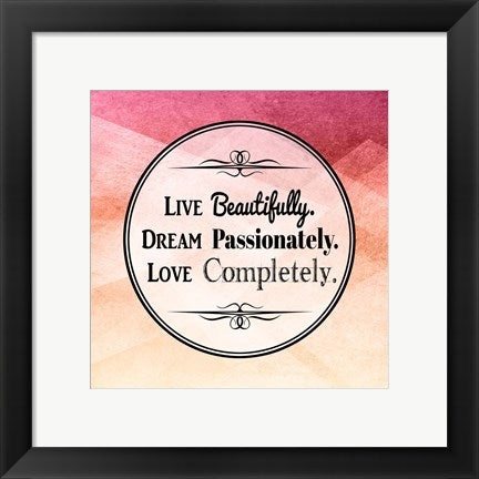 Live Dream Love by Color Me Happy