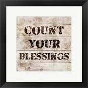 Count Your Blessings In Wood by Color Me Happy