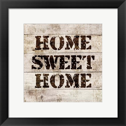 Home Sweet Home In Wood by Color Me Happy