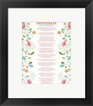 Decorative Desiderata by Quote Master