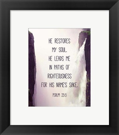 Psalm 23:3 by Inspire Me