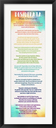 Colorful Desiderata by Quote Master