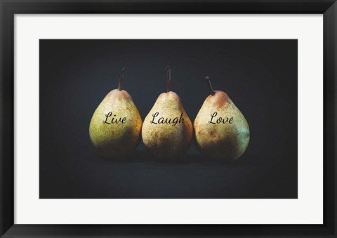 Pears - Live Laugh Love by Color Me Happy