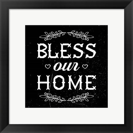 Bless Our Home-Black by Color Me Happy
