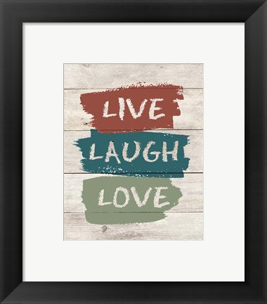 live Laugh Love-Wood by Color Me Happy