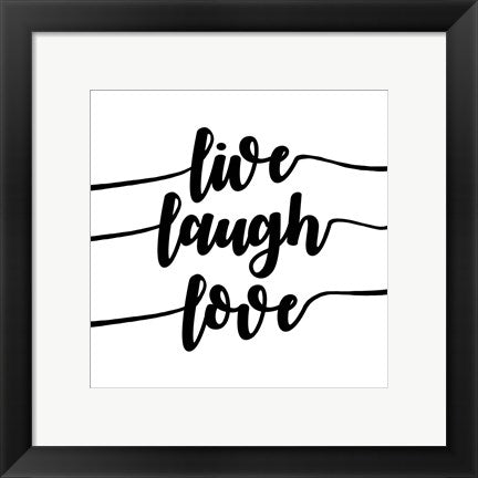 Live Laugh Love-Script by Color Me Happy