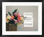 Home Sweet Home Flower Basket Color by Color Me Happy