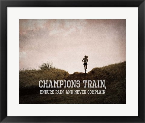Champions Train Woman Color by Sports Mania