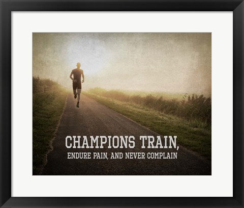 Champions Train Man Color by Sports Mania