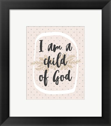 I am a Child of God Dot Pattern by Inspire Me