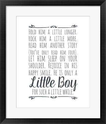 Hold Him A Little Longer - White by Color Me Happy