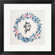 I'm A Gift From God Pink Flower Wreath by Inspire Me