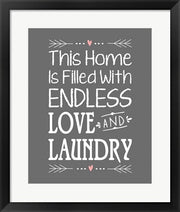 Endless Love and Laundry - Gray by Color Me Happy