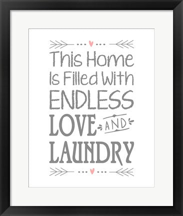 Endless Love and Laundry - White by Color Me Happy