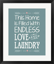Endless Love and Laundry - Blue by Color Me Happy