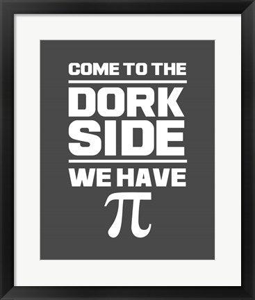 Come To The Dork Side Gray by Color Me Happy