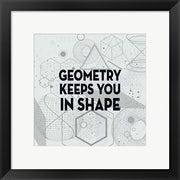 Geometry Keeps You In Shape Light Pattern by Color Me Happy