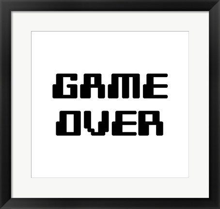 Game Over  - White by Color Me Happy