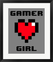 Gamer Girl  - Gray by Color Me Happy