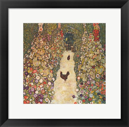 Garden Path with Chickens, 1916 by Gustav Klimt