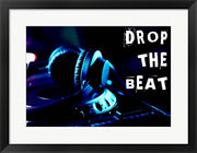 Drop The Beat - Navy and Cyan by Color Me Happy