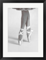 Dancing En Pointe Black and White by Color Me Happy