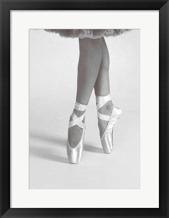 Dancing En Pointe Black and White by Color Me Happy