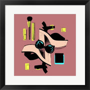 Fashion Acessories Square Layout Red by Color Me Happy