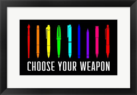 Choose Your Weapon - Rainbow by Color Me Happy