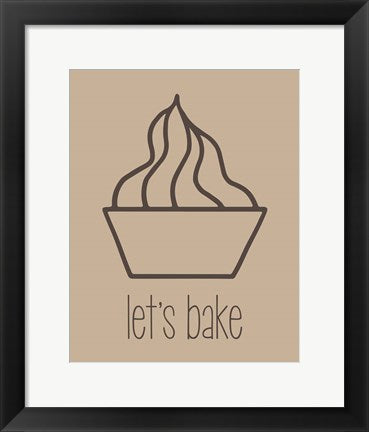 Let's Bake - Dessert V Brown by Color Me Happy
