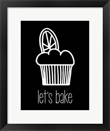 Let's Bake - Dessert IV Black by Color Me Happy