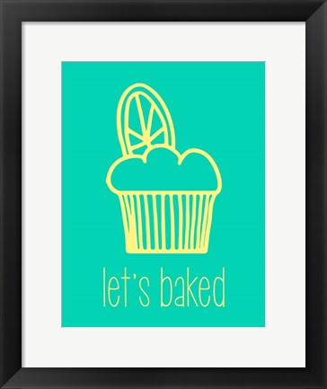 Let's Bake - Dessert IV Teal by Color Me Happy