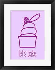 Let's Bake - Dessert III Purple by Color Me Happy