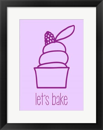 Let's Bake - Dessert III Purple by Color Me Happy