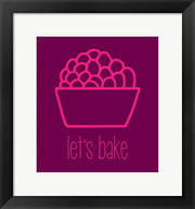 Let's Bake - Dessert II Magenta by Color Me Happy