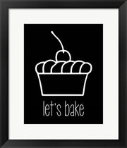 Let's Bake - Dessert I Black by Color Me Happy