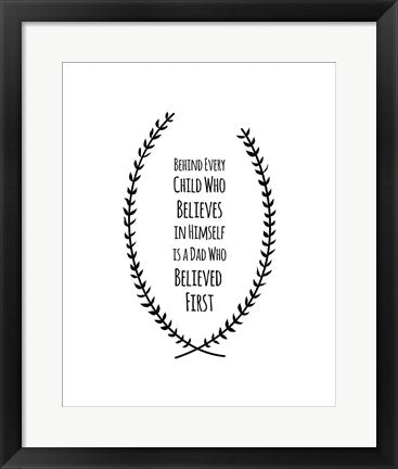 Dad Believed First - Son by Color Me Happy